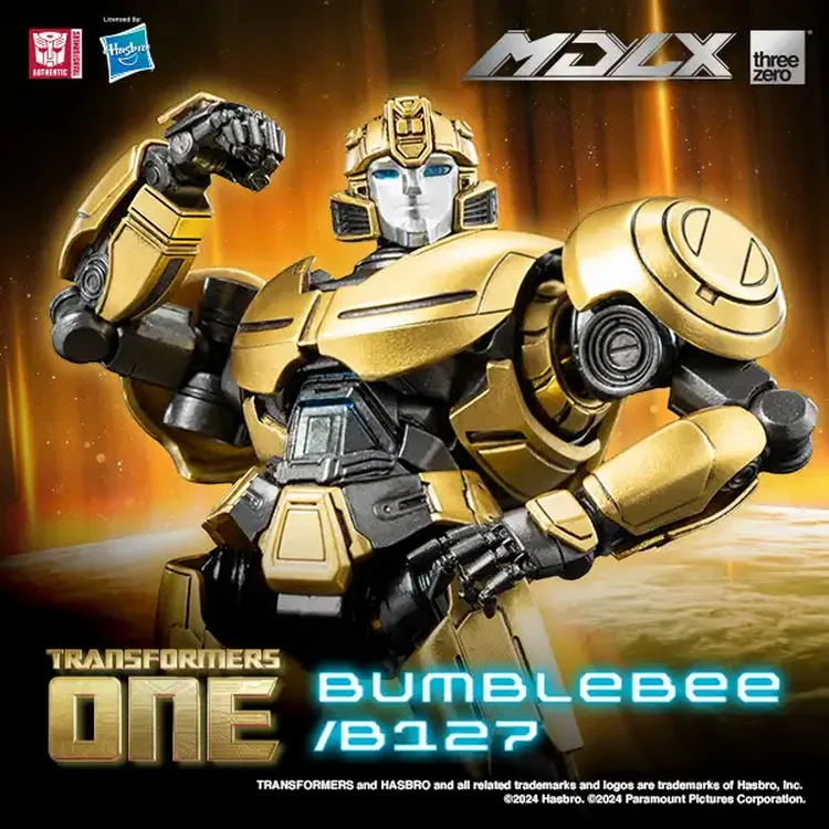 Hasbro&three Zero Transformers One Mdlx Bumblebee/b127 Model Toy Anime Gift Action Figures