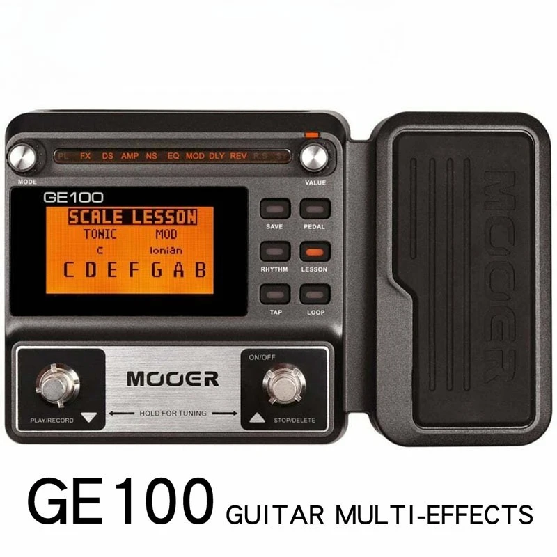 GE100 Comprehensive Effects, Moore Magic Ear Electric Guitar Effects GE-100 US ES UK