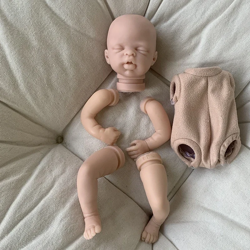 10inch Mini Reborn Doll Kit Katie Soft Touch Lifelike Unfinished Doll Parts muñeca kit reborn juguetes para niños