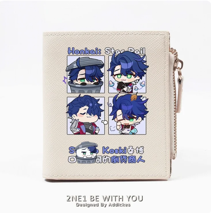 

Anime Honkai: Star Rail Sampo Koski Fashion Wallet PU Purse Card Coin Zipper Money Bag Cosplay Gift B277