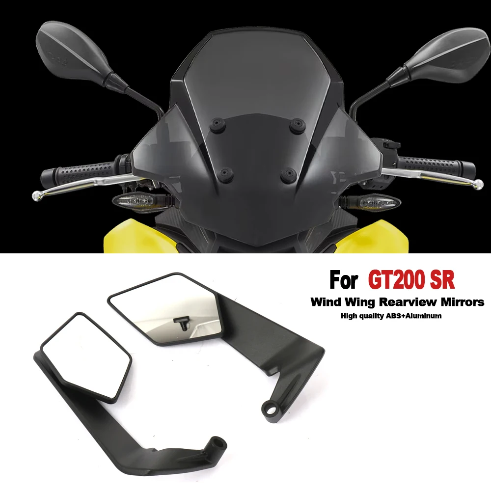 

For Aprilia SR GT200 SR GT 200 srgt 200 Motorcycle Accessories universal adjustable Wind wing rearview mirrors side mirrors