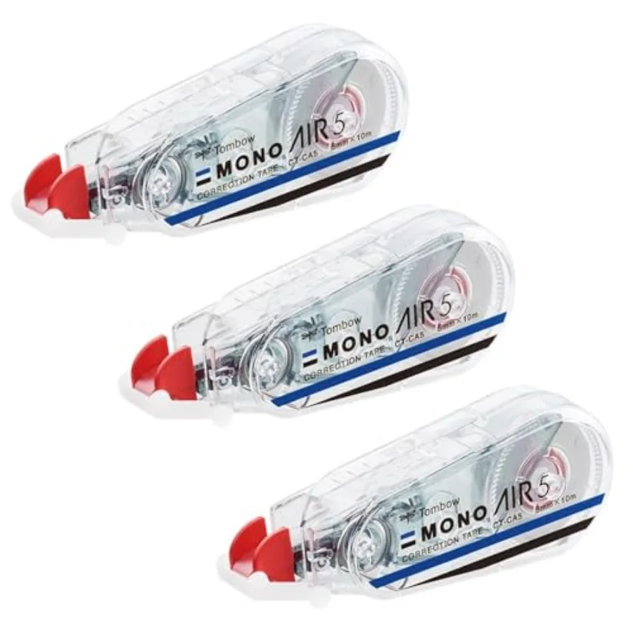 

KPB-325 Pencil Correction Tape 0.2 inch 5 mm MONO Mono Air (Light Touch, High Adhesion Tape), Single Use Type, 32.8 ft (10 m),