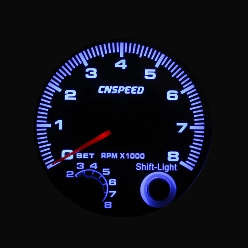 

RPM Gauge for 4/6/8 Cylinder Gasolines Vehicles Tachometer with Light