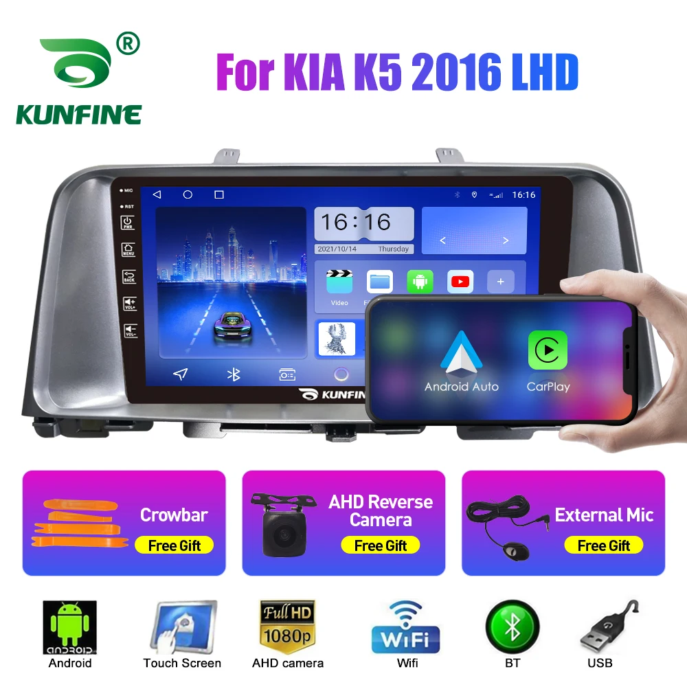 

Car Stereo for KIA K5 2016-2020 Octa Core Android 10.0 Car DVD GPS Navigation Player Deckless Headunit Radio