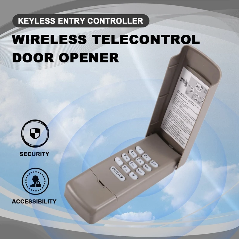 Wireless Telecontrol Door Opener Keyless Entry Controller Telecontrol For 877MAX 878MAX 377LM 977LM