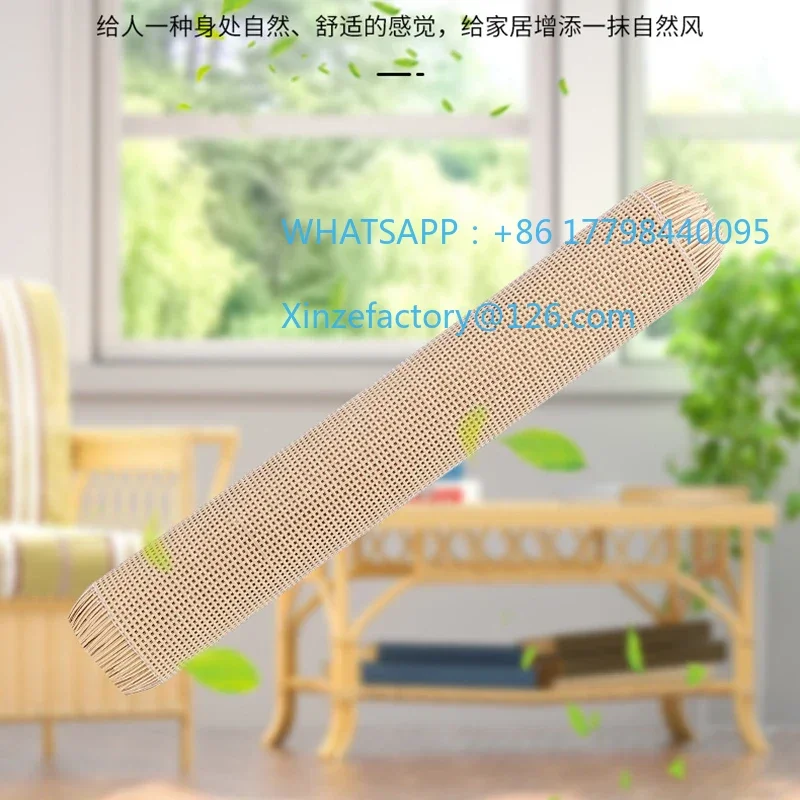 تخصيص البلاستيك متقلب النسيج الاصطناعي الروطان حزام لفة قصب الأثاث كرسي الجدول خزانة خذاء خزانة الكتب #3