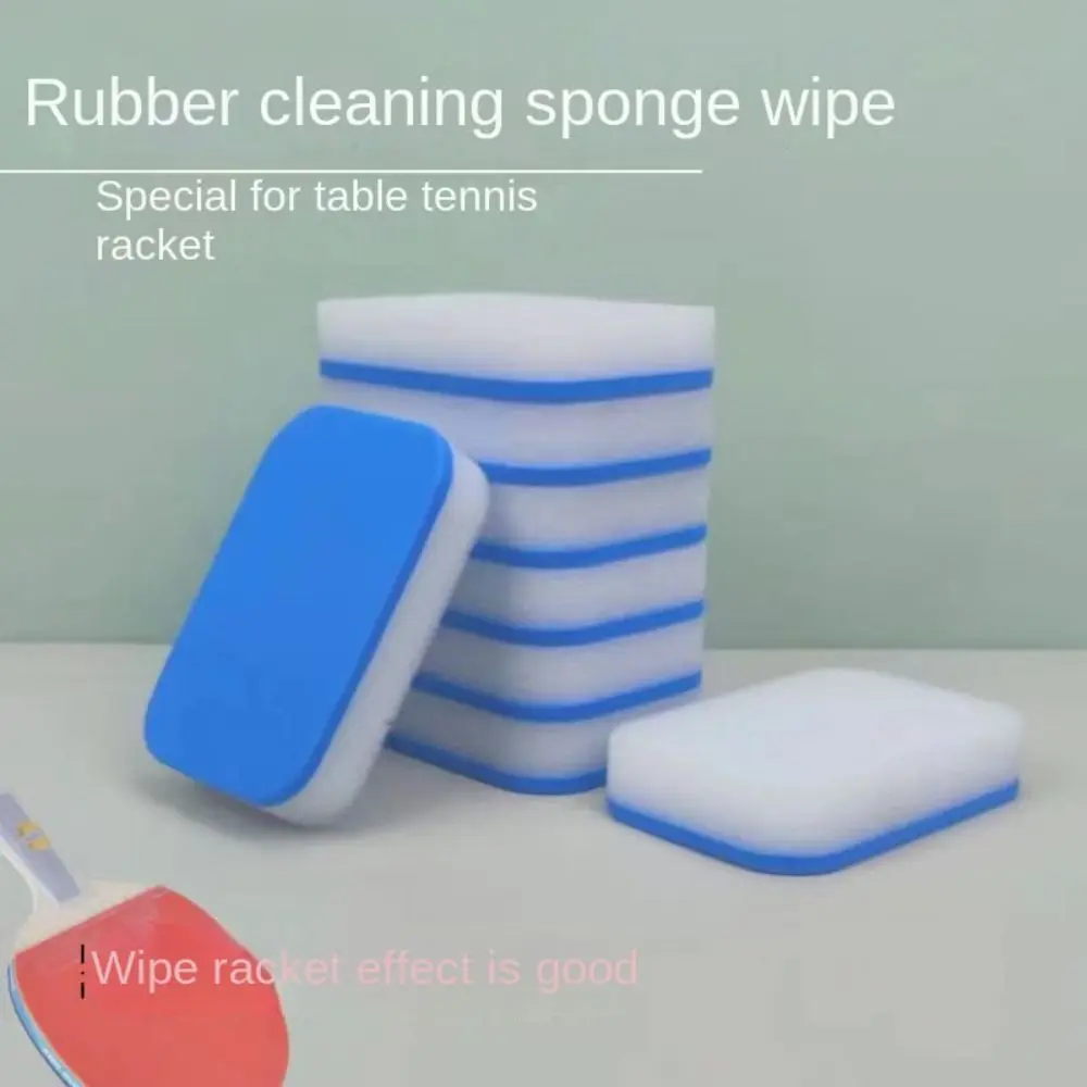 

5Pcs Professional Table Tennis Racket Cleaning Brush Portable Multifunctional Ping Pong Racquet Cleaning Sponge Sponge Wipe