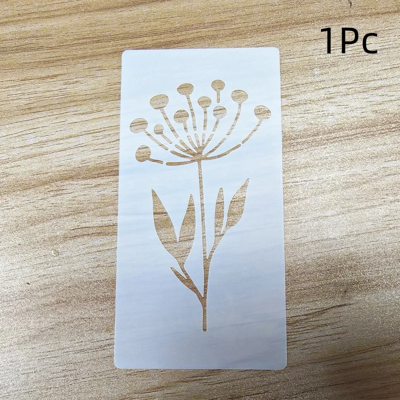 18 Pcs Flower Leaf Stencils, Reusable Painting Templates