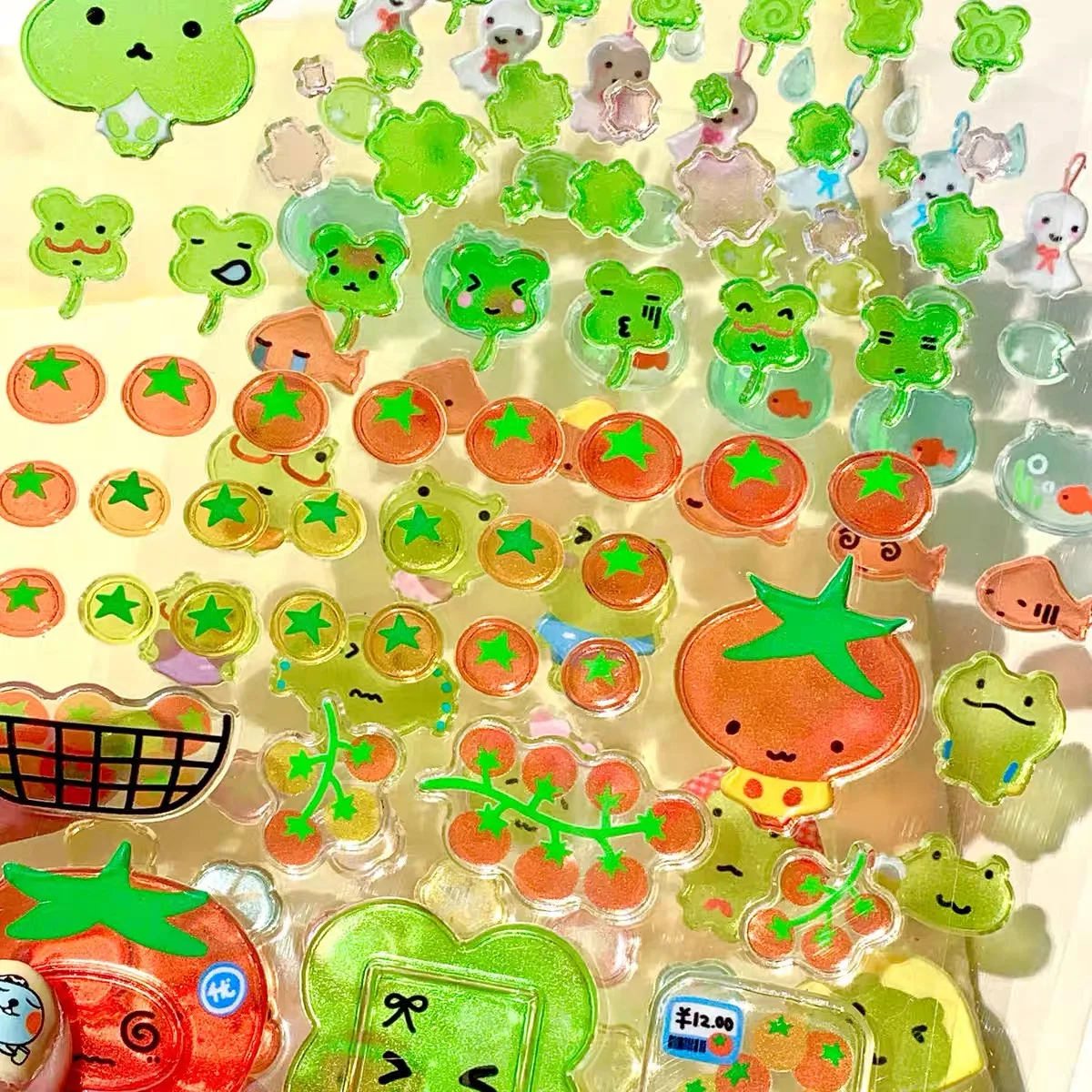 New cute animal hand account decorative sticky note stickers