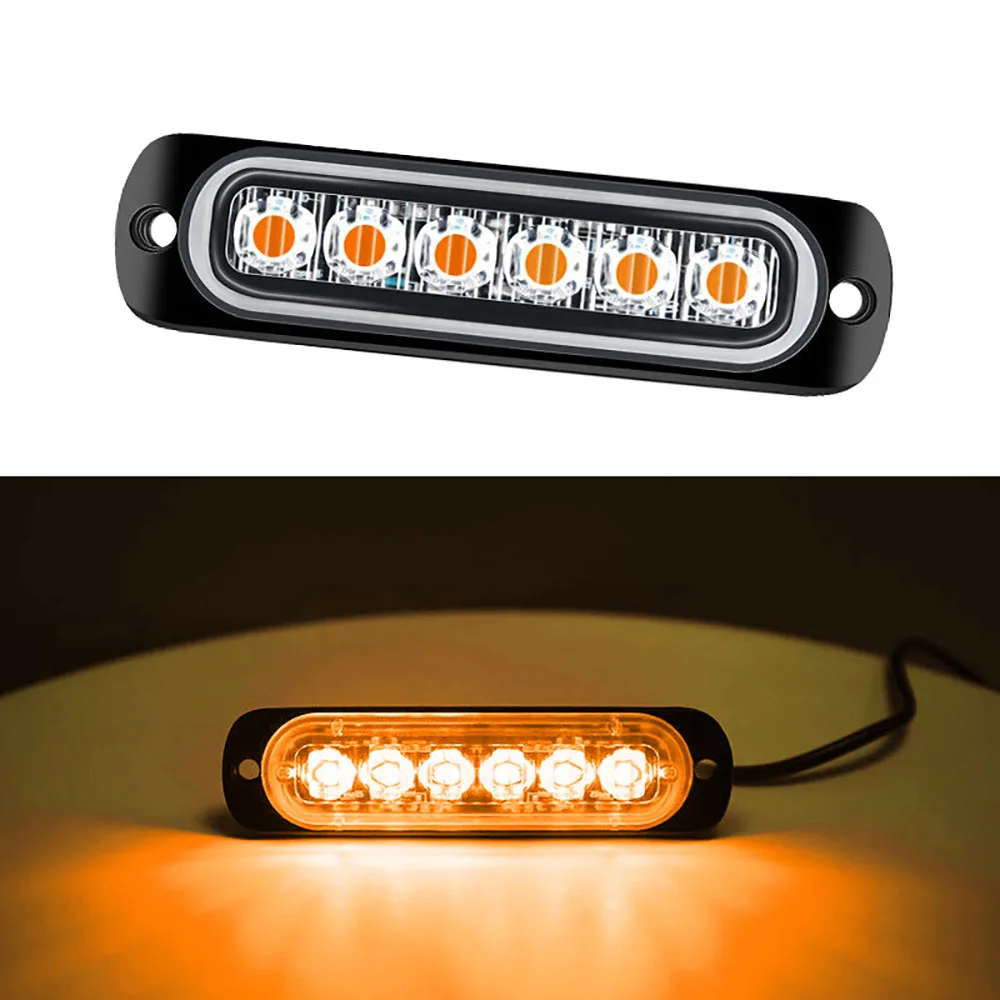 

Ultra Thin 6LED Pickup Truck Side Light White Yellow Blue DC 12V 24V Side Light For Cars,trucks,motorcycles,boats