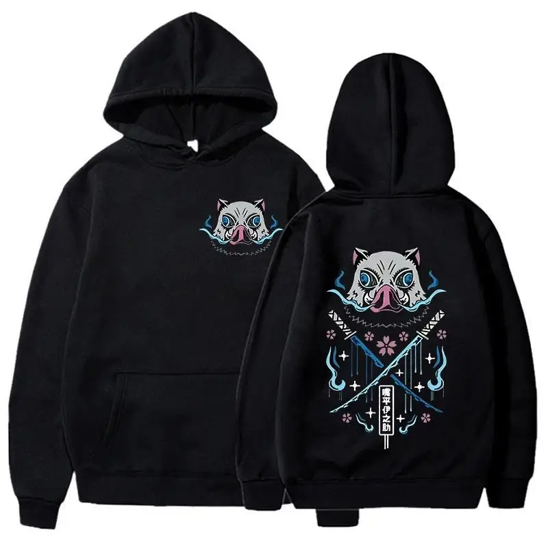 انمي ياباني هوديي البلوفرات الرجال النساء بلوزات Harajuku طباعة بلايز عادية الهيب هوب الشارع الشهير الرجال والنساء الملابس #1