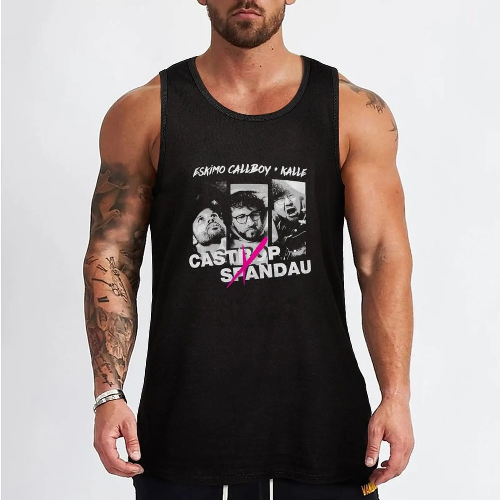 Castrop X Spandau Tank Top new in tops & t-shirt sleeveless tshirts for men Vest