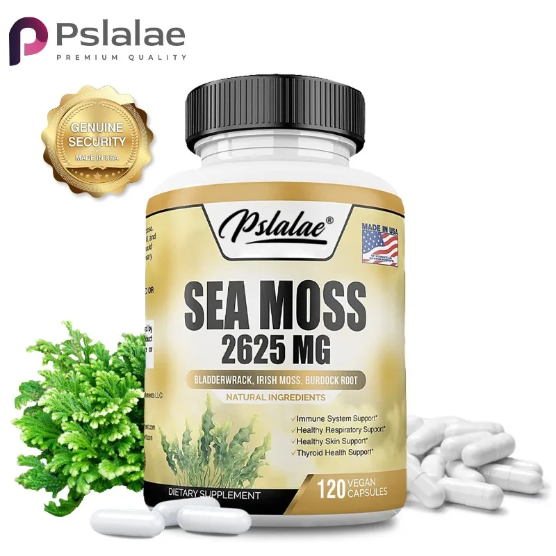 Sea Moss 2625 Mg - Detoxification and Cleansing, Aids Digestion, Promotes Skin and Joint Health, Provide Energy,Enhance Immunity
