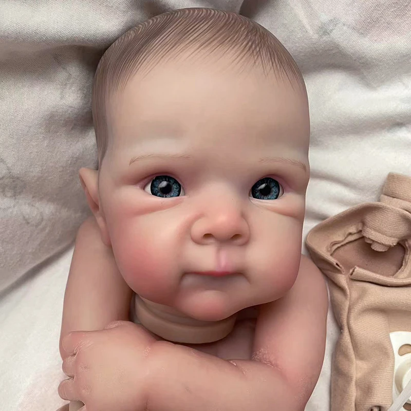 Reborn Bettie Doll Kit 18Inch Already Painted Kits/Unpainted Kit Lifelike Soft Touch Fresh Color DIY Doll Parts With Cloth Body view 3
