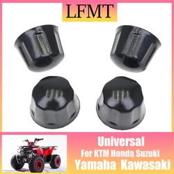 Motorcycle Accessories 4Pcs/lot Rubber Dust Nuts Covers Dust Protector For 50cc 70cc 110cc 125cc ATV Go Kart Quad Bike 4 Wheel