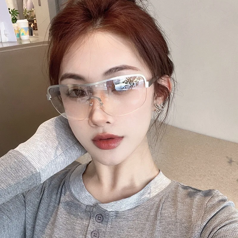 

New Round Sunglasses Women Men Metal Frame Rectangle Sun Glasses Female Eyewear Protective Glasses for Male Female Eyeglasses