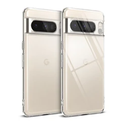 Ringke Fusion Compatible with Google Pixel 8 Pro (2023) Case Anti-Fingerprint Matte Clear Hard Back and Soft TPU Frame Cover