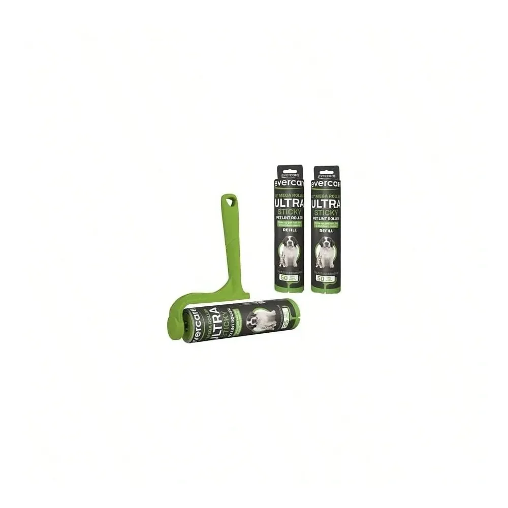 

Pack Of 3 AllPurpose Pet Mega Oversized Lint Roller Refills, 50 Sheets Each