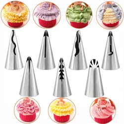 7pcs Wedding Russian Pastry Nozzles Confectionery Cake Tools Stainless Steel Icing Piping Nozzles Pastry And Bakery Accessories