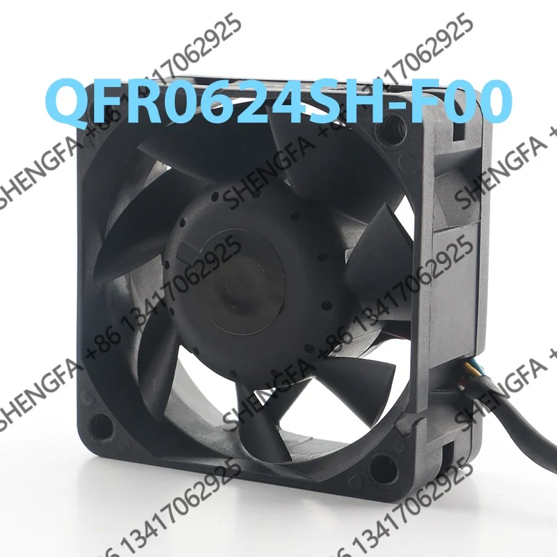 AC EC 6025 60X60X25MM 6CM Cooling Fan QFR0624SH-F00 Delta 12V 48V DC 24V 0.25A Server Frequency Converter Control Cabinet Driver