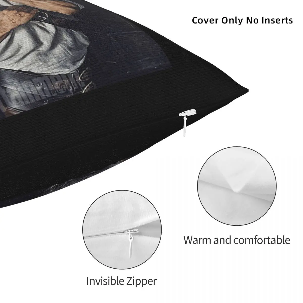 تشارلي هونام كينغ آرثر المخدة البوليستر الكتان المخملية الإبداعية البريدي ديكور كيس وسادة غطاء وسادة السيارة