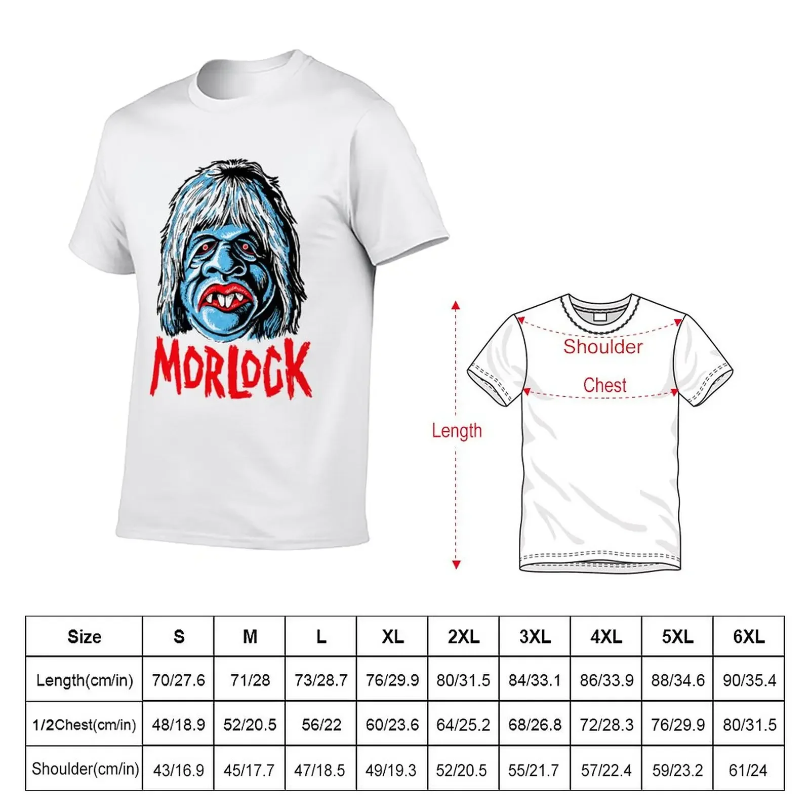 MORLOCK!!! T-Shirt animal prinfor boys blanks anime clothes mens big and tall t shirts