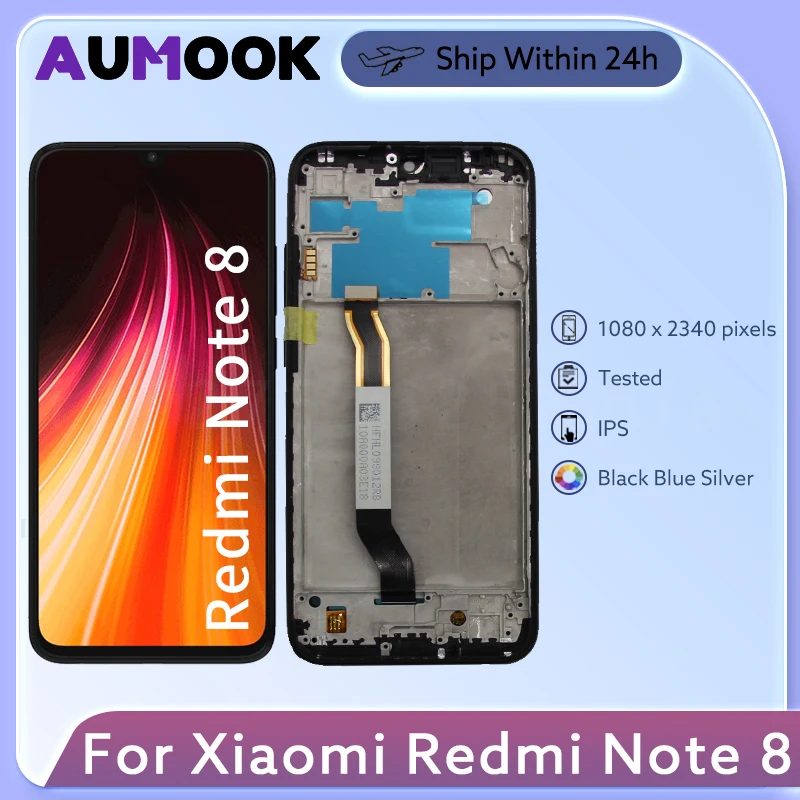 For Xiaomi Redmi Note 8 LCD Display Touch Screen Digitizer Assembly M1908C3JH M1908C3JG M1908C3JI For Redmi Note8 Display Parts