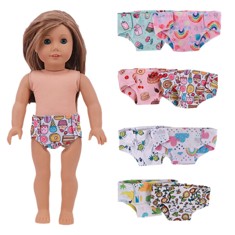 Doll Underwear Diapers Panty for 18Inch 43CM Reborn new Baby Doll Clothes Accessories for Nenuco Ropa Generation doll part