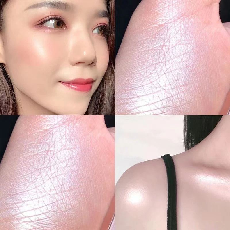 Evidenziatore in polvere Diamond Glitter Palette Trucco Contorno viso Shimmer Glitter Evidenzia tavolozza contorno High Gloss