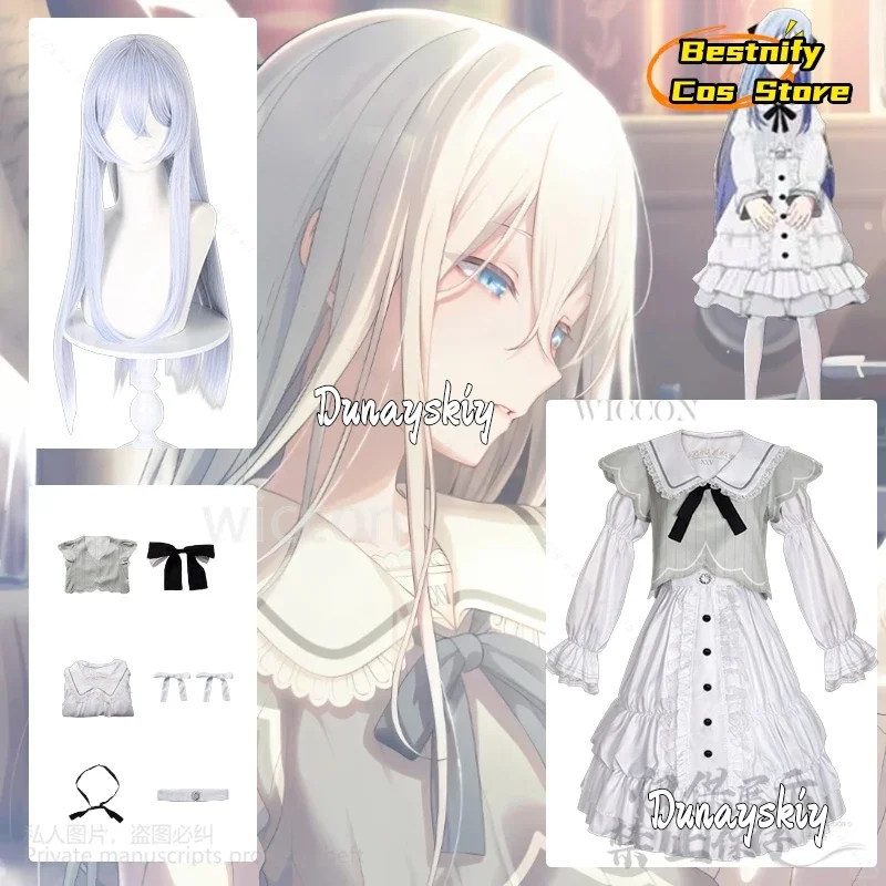 

КосплейИгровой проект Sekai Косплей Yoisaki Kanade Аниме Новый костюм японский Kawaii Y2k Эстетическое кружево Лолита Jirai Kei Girls Cus