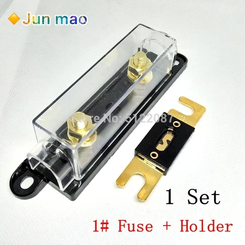 Imagen 2 del producto 1 Juego de portafusibles ANL, fusibles atornillados, portafusibles automotrices, enlace Fusible con fusible 40A 60 80 100 120 225 275 300 400A 450A 500 AMP