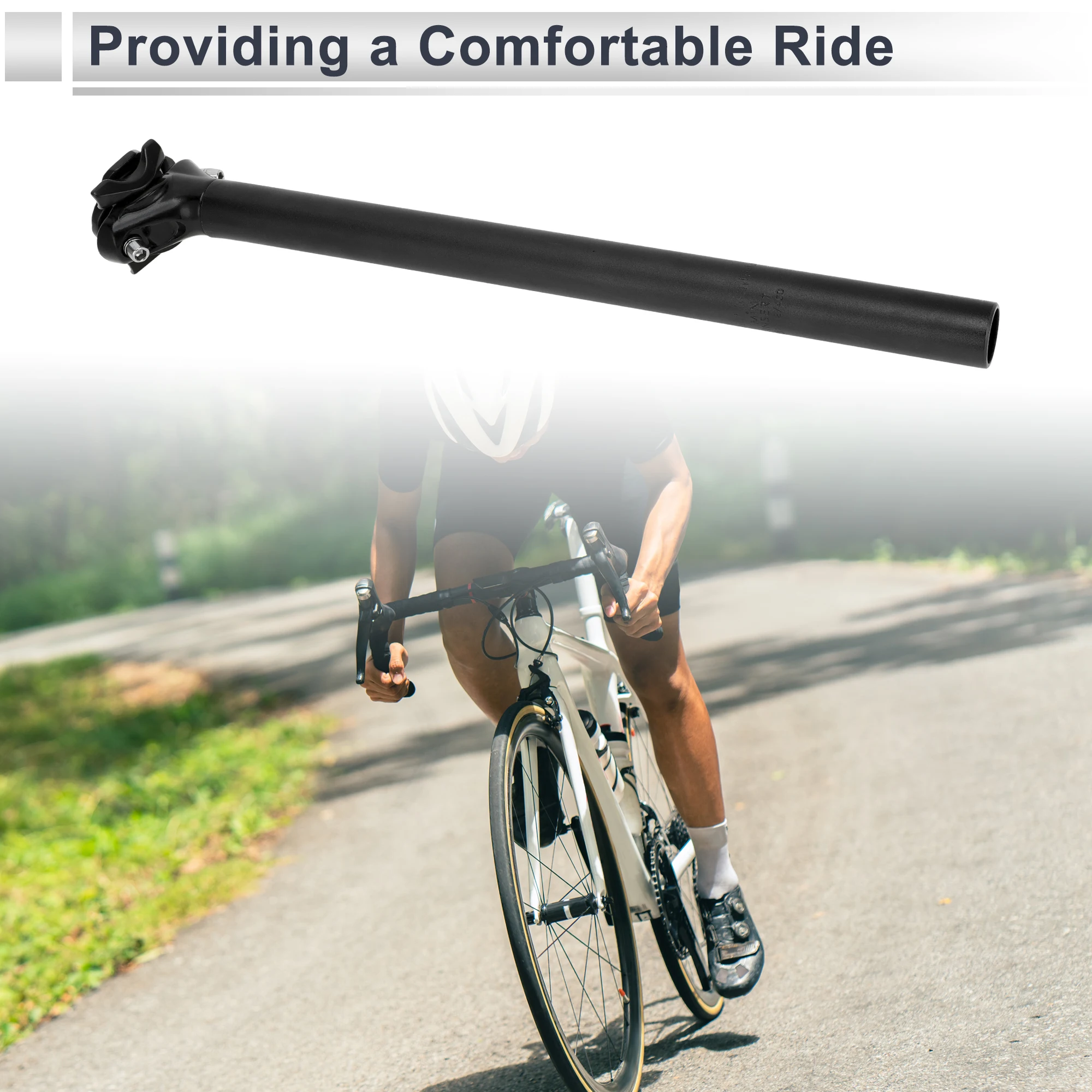 X Autohaux Bike Seat Posts 27.2x400mm 28.6x400mm 30.4x400mm 30.9x400mm 31.6x400mm Adjustable Angle Post Seat Tube