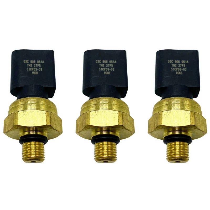 

3X Fuel Pressure Sensor For - Q7 TOURAN 03C906051A 03C906051A-208