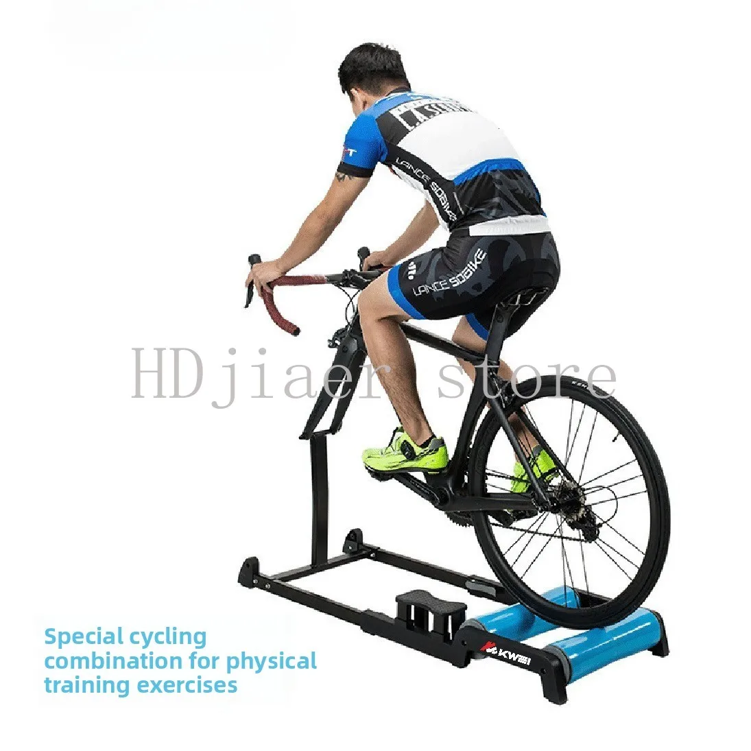 مدرب داخلي، منصة ركوب الدراجات الدوارة، منصة تمرين الاحماء، المعدات الرياضية #4