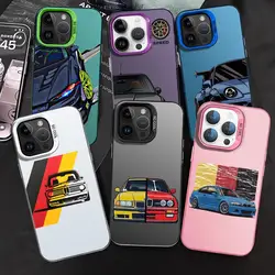Japan JDM Sports Cars Phone Case for Apple iPhone 15 16 Pro Max 13 14 Plus 12 11 Pro plus XS MAX Matte