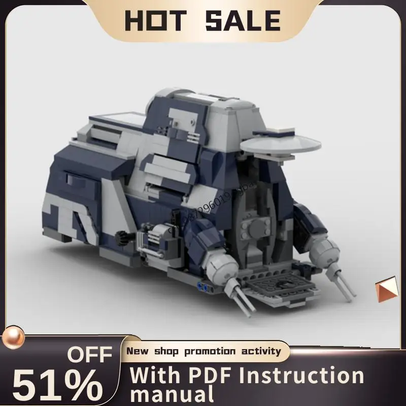 

Новинка, 1011 шт., знаменитый звездный боевой фильм Moc MTT, транспортная машина, креативные идеи «сделай сам», детские игрушки, подарки на день рождения, пазлы на заказ