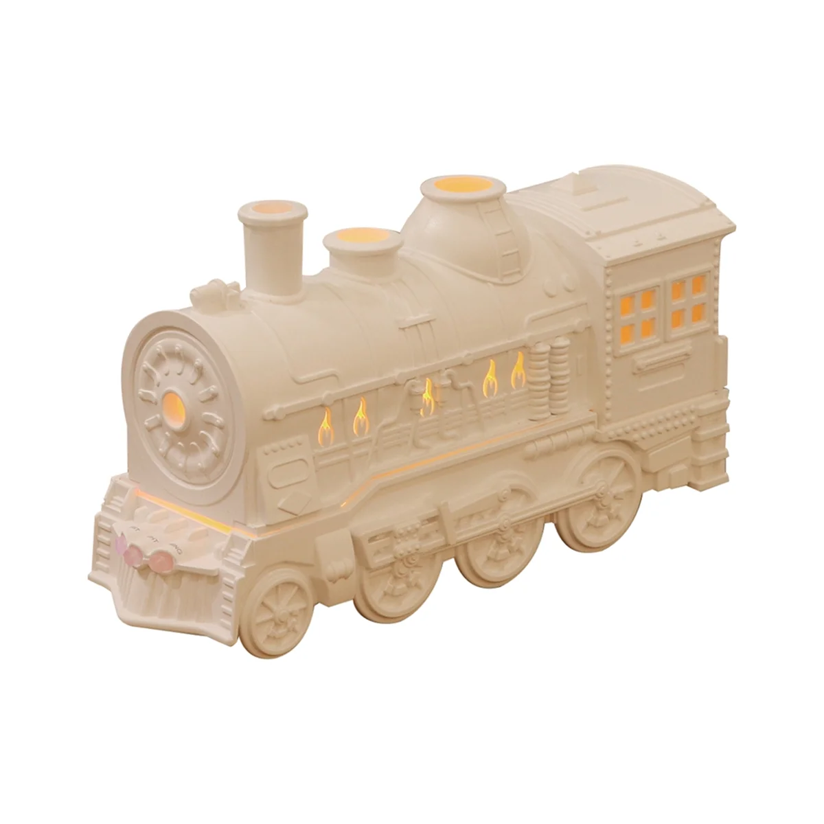 

Mini Train Aromatherapy Diffusers Air Humidifier Mist Maker Fragrance Essential Oil Retro Difusor Remote Control US PLUG