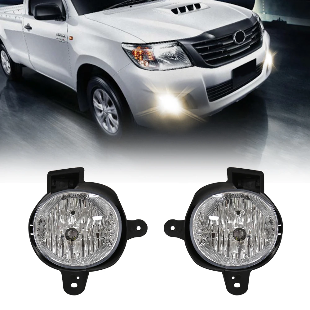 

Led Fog Light Foglamps For Toyota Hilux Vigo Champ 2011 2012 2013 2014 Front Bumper Auto Driving Daylights Car Accessories