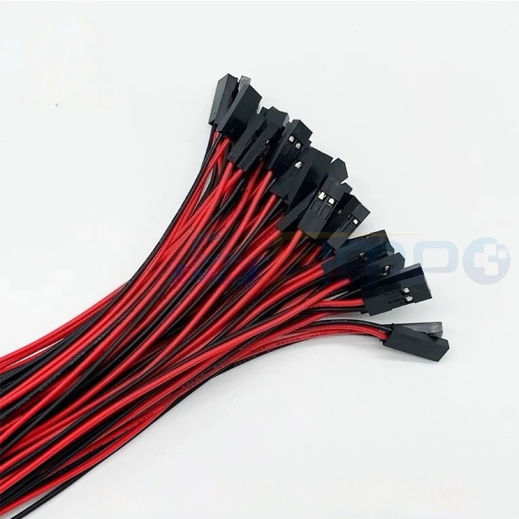 

20pcs/lot 2Pin Du pon 2.54mm Cable 2 Pin Female Jumper Connector Wire 2P 100/200/300MM Length For 3D Printer