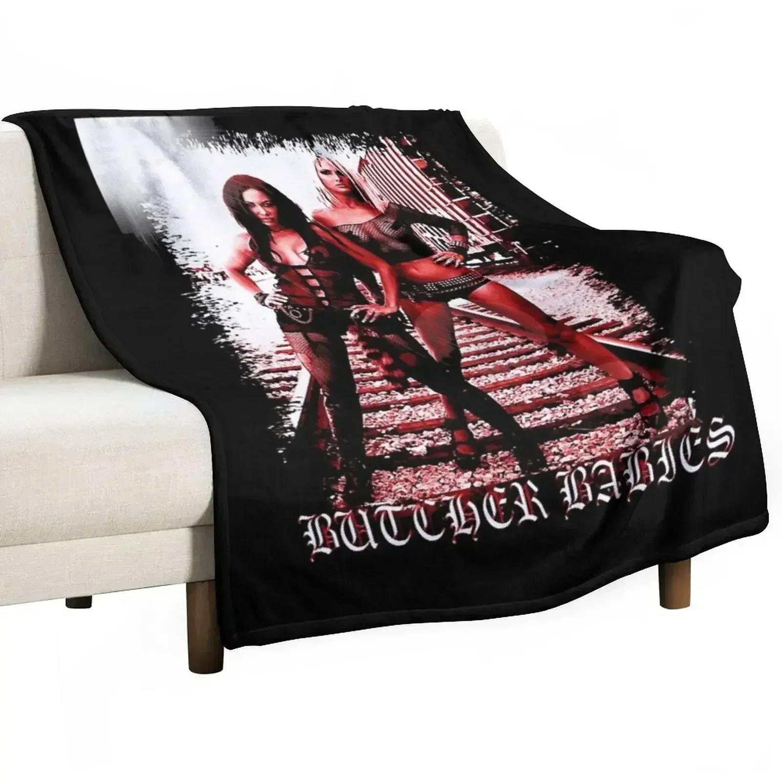 Butcher Babies groupl? Love Funny Throw Blanket Decorative Throw for babies Blankets