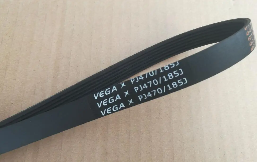 1 pz VEGA V-Belt PJ470 185J 5 costole cintura tosaerba in gomma VEGA185J/PJ470 cintura tapis roulant la maggior parte delle attrezzature per il