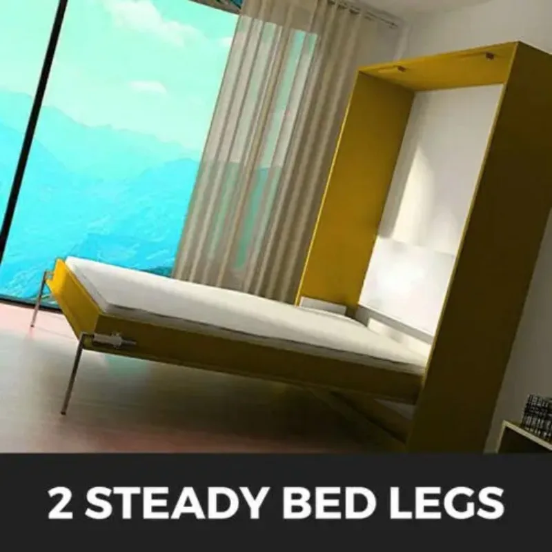 DIY Murphy Bed Hardware Kit Vertical Mounting Wall Bed Spring Mechanism Heavy Duty King Queen Bed Support Hardware Kit