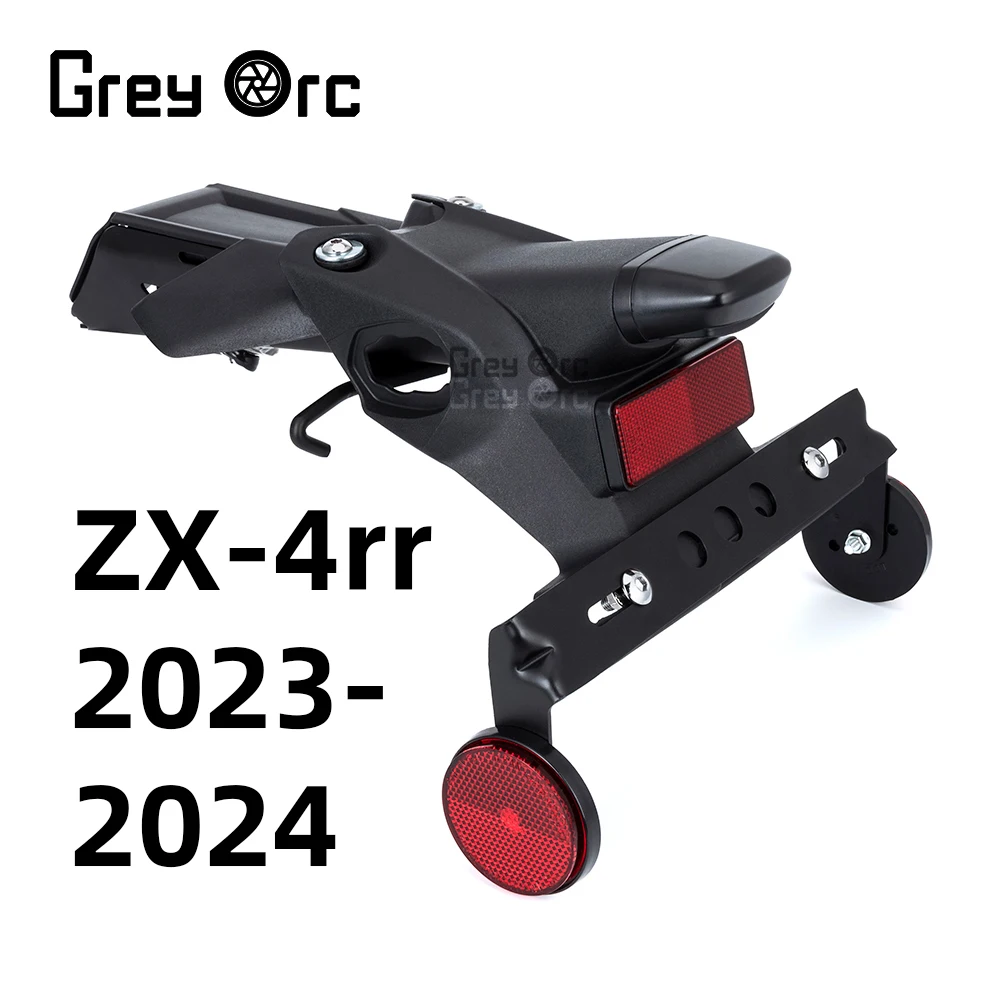 

Ninja ZX-4R Rear Fender For KAWASAKI Ninja ZX-4R ZX-4RR ZX4R ZX4RR 2023 2024 Motorcycle Fender License Plate Light Bracket