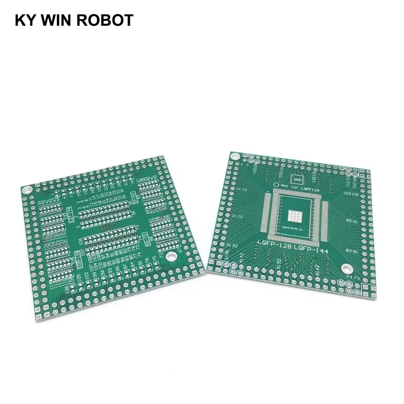 1pcs QFP / EQFP / TQFP / LQFP144 / LQFP128 SMD turn DIP CPU broad 0.5mm IC adapter Socket / Adapter plate / PCB