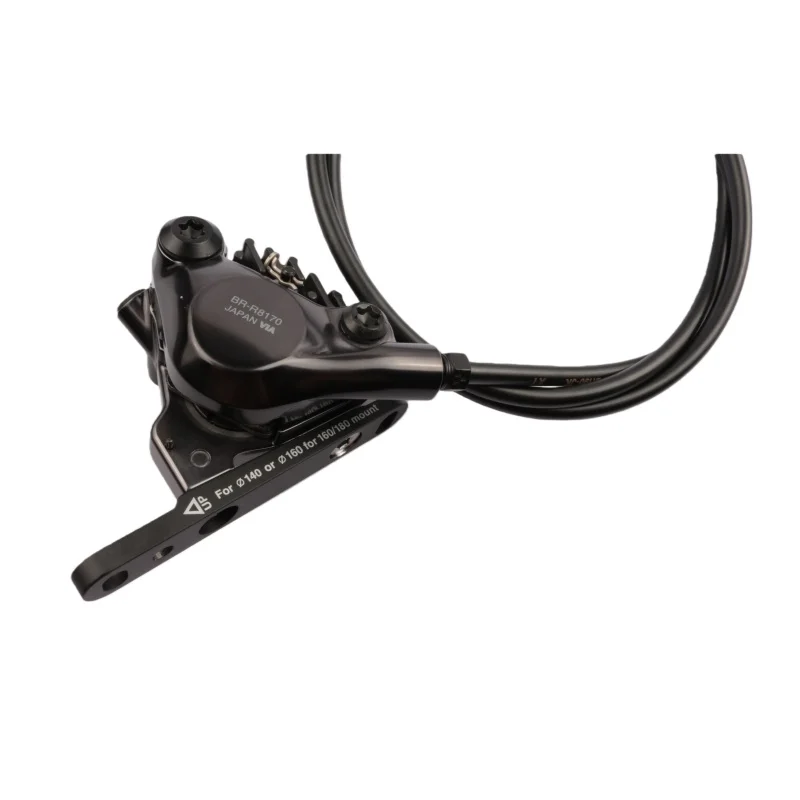 Shimano ULTEGRA R8100 Serie BR-R8170 Bremssattel mit 1000 mm/1700 mm Bremsschlauch für Rennrad, hydraulische Scheibenbremse, Original – Detail 5