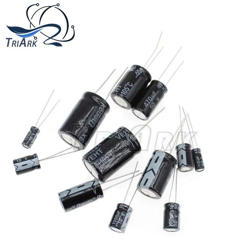 10V 16V 25V 35V 50V 63V Aluminum Electrolytic Capacitor 2.2 3.3 4.7 10 22 33 47 100 220 330 470 1000 2200 3300 4700 6800 10000UF