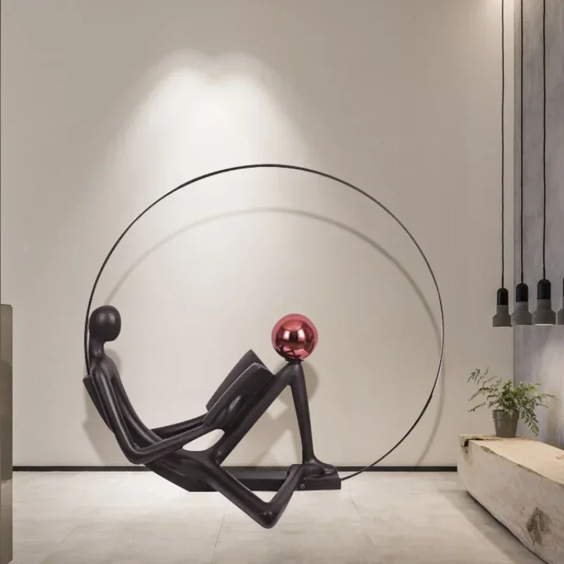 Modern art figure sculpture