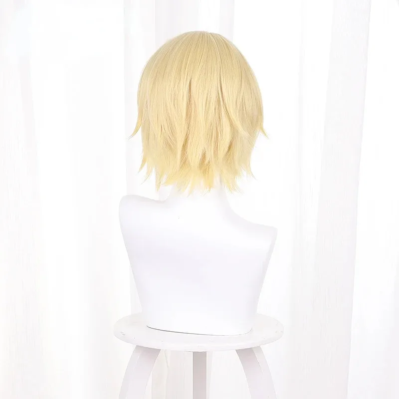 جينشين إمباكت دانسليف شعر مستعار أشقر أنيمي كوسبلاي باروكات صناعية مقاومة للحرارة للهالوين؛ 2'c، 5.b؛ 7'