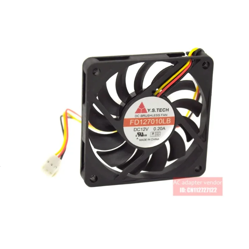 JFG For Y.S.TECH FD127010LB 7CM 7010 DC12v 0.2A Graphics Card cooling fan