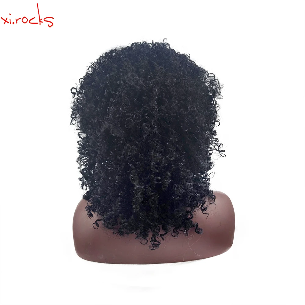 

Xi.Rocks 3086C 16Inch Afro Synthetic Kinky Curly Wigs For Black Women Hair African Hairstyle